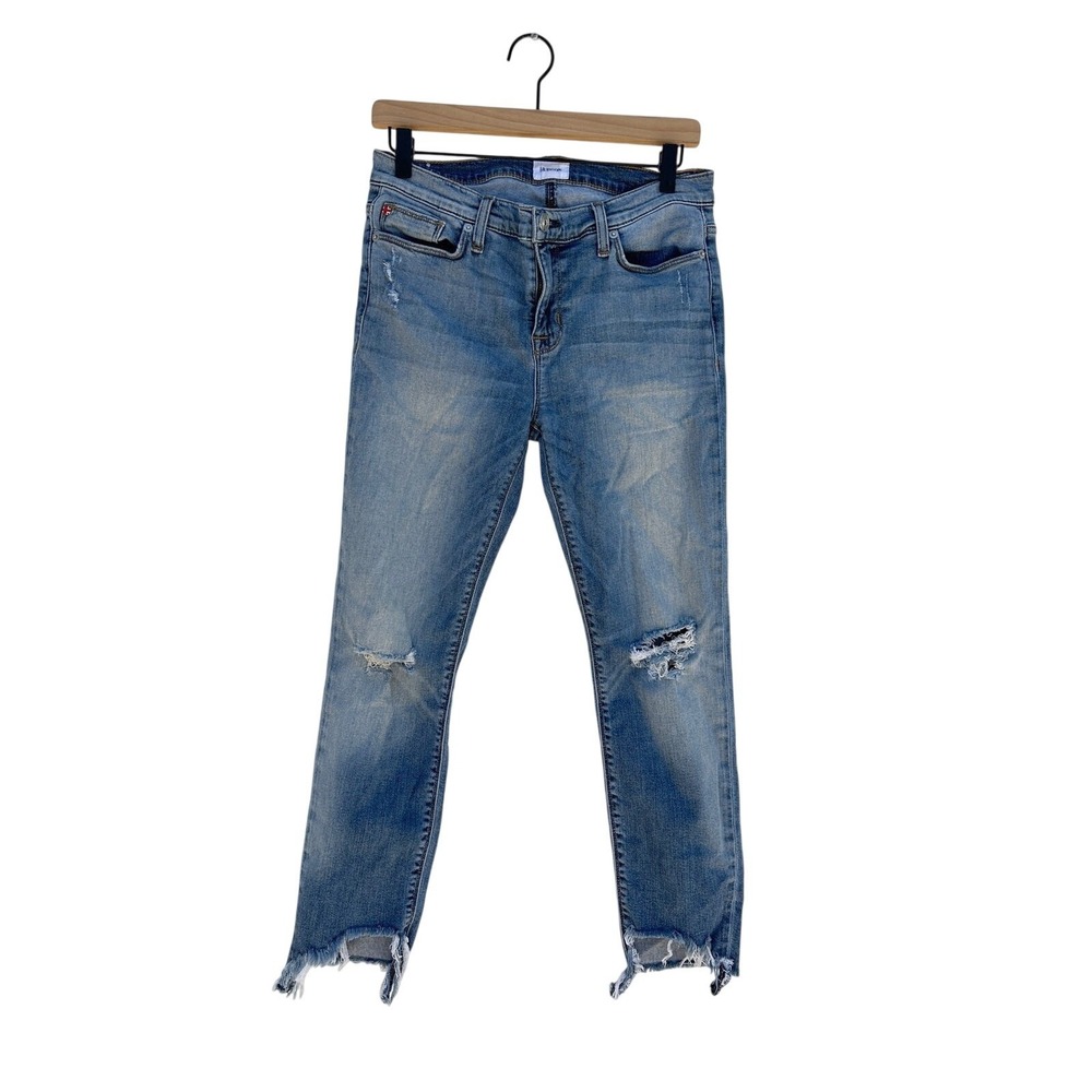 HUDSON Denim Women's Jeans, Raw‎ Hem, Distressed Knees, Size 29